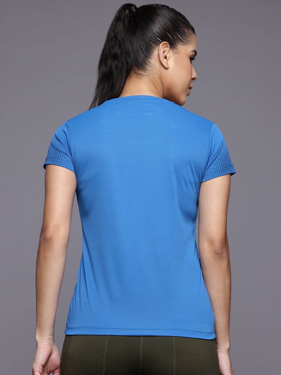 HRX by Hrithik Roshan Women Typography Printed Rapid-Dry Training T-shirt