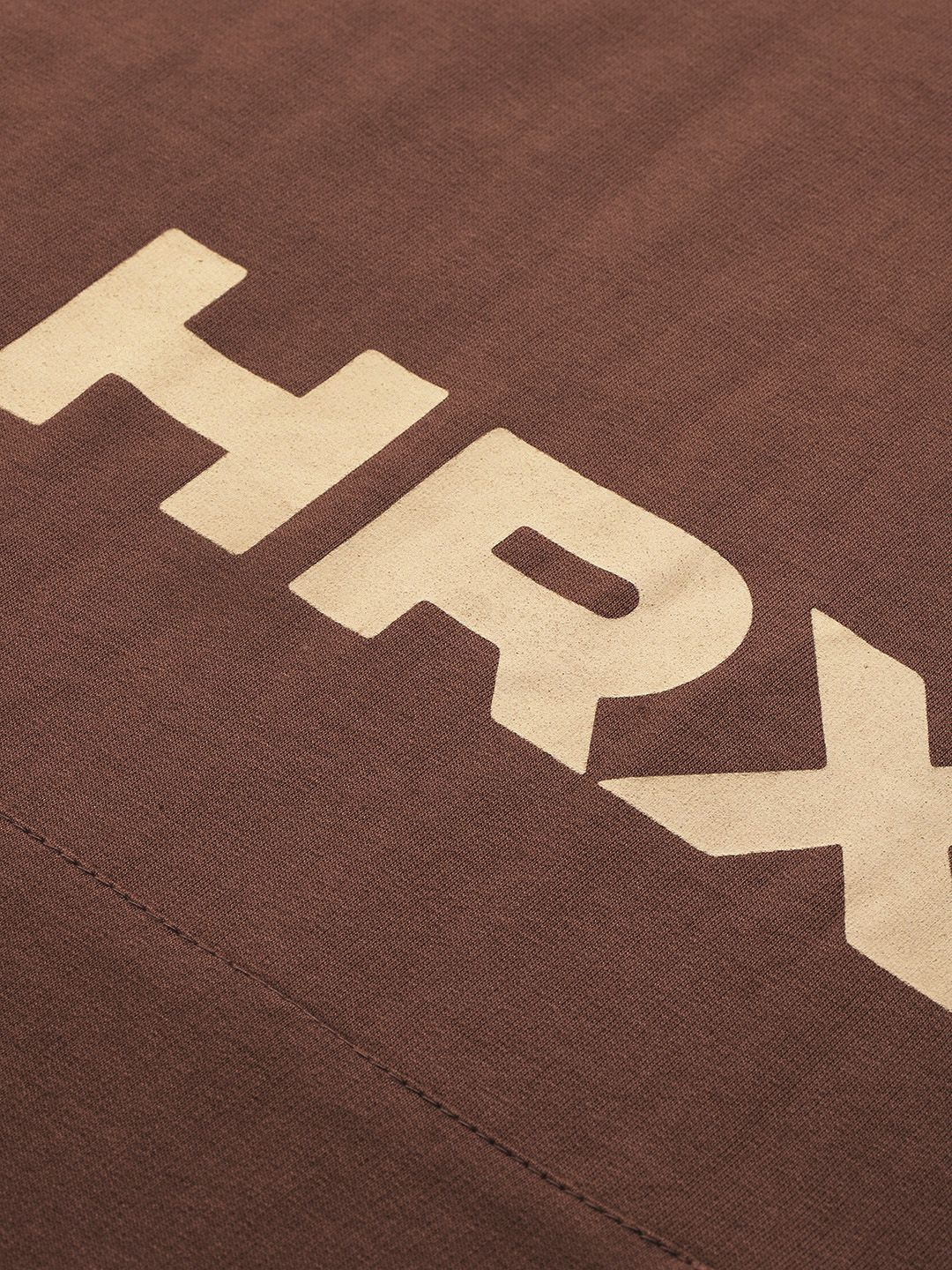 HRX by Hrithik Roshan Brand Logo Print Hooded Training Sweatshirt