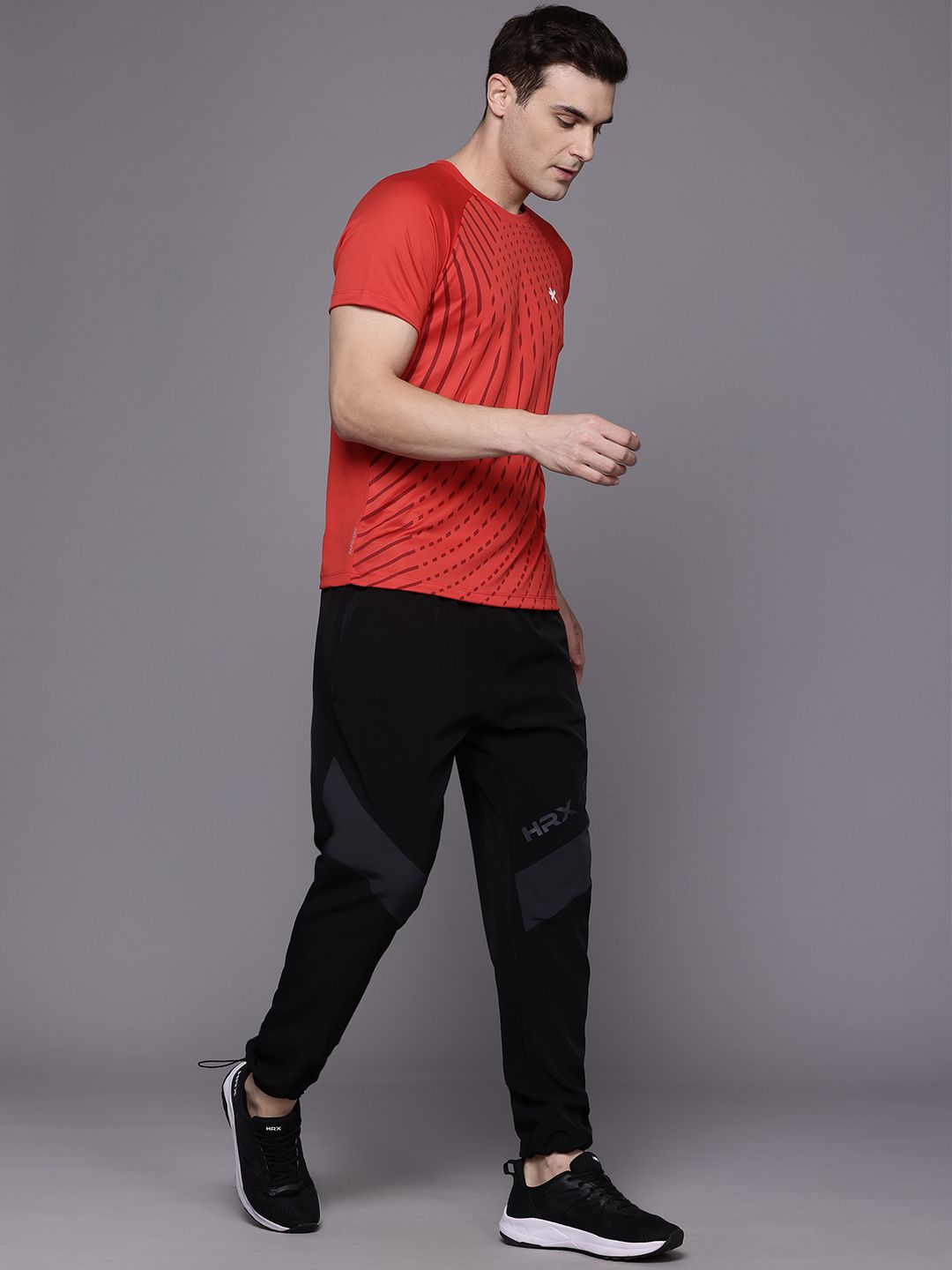 HRX by Hrithik Roshan Printed Rapid-Dry Training T-shirt