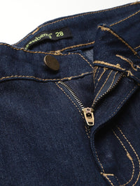 DressBerry Women Boyfriend Fit High-Rise Embellished Stretchable Jeans
