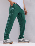 HRX by Hrithik Roshan Men Contrast Piping Mid-Rise Lifestyle Track Pants