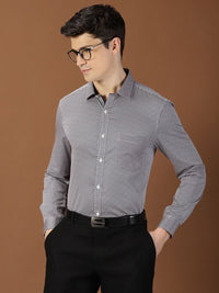 Thomas Scott Classic Slim Fit Micro Ditsy Printed Cotton Formal Shirt