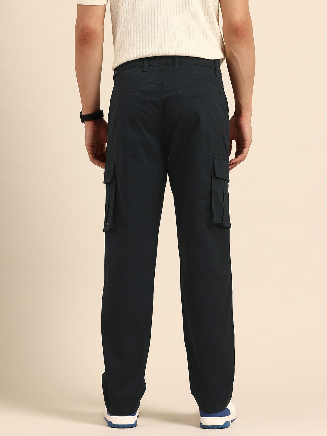 Being Human Men Slim Fit Cargos Trousers