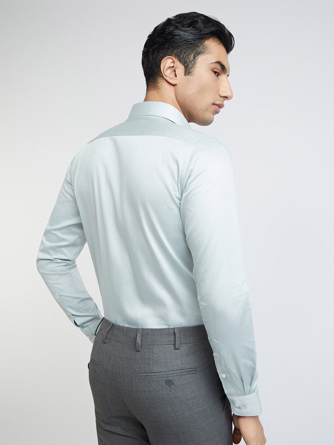 Raymond Pure Cotton Slim Fit Opaque Formal Shirt