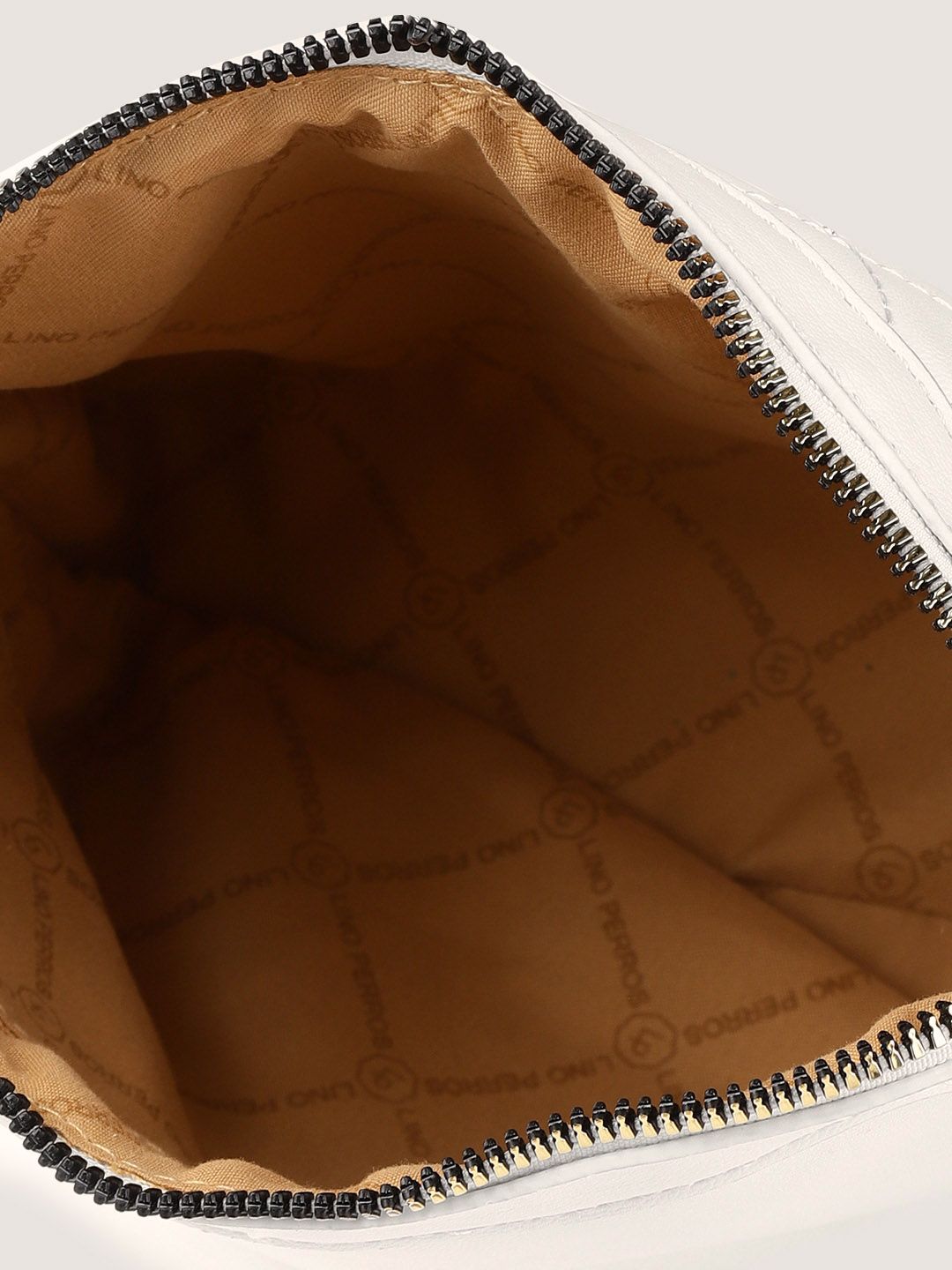 Lino Perros Women White Quilted Sling Bag
