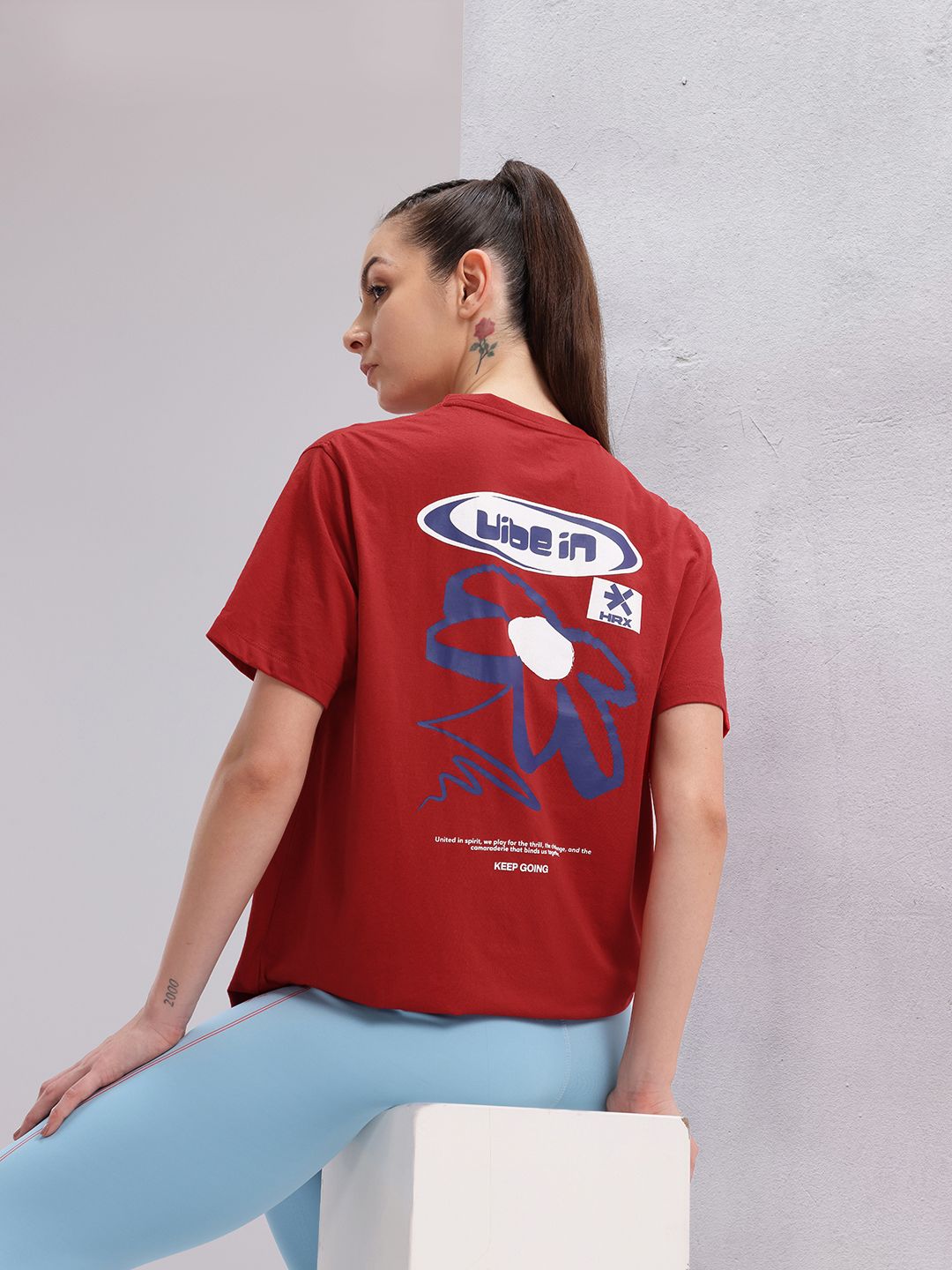 HRX by Hrithik Roshan Lifestyle Graphic Print T-shirt