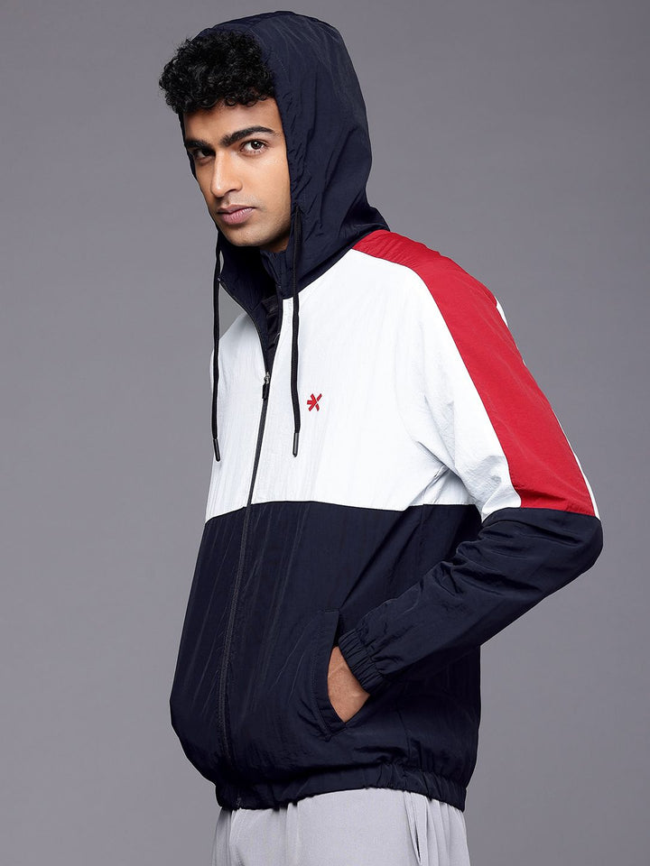 HRX by Hrithik Roshan Colourblocked STREETPULSE Rapid-Dry Sporty Lifestyle Jacket