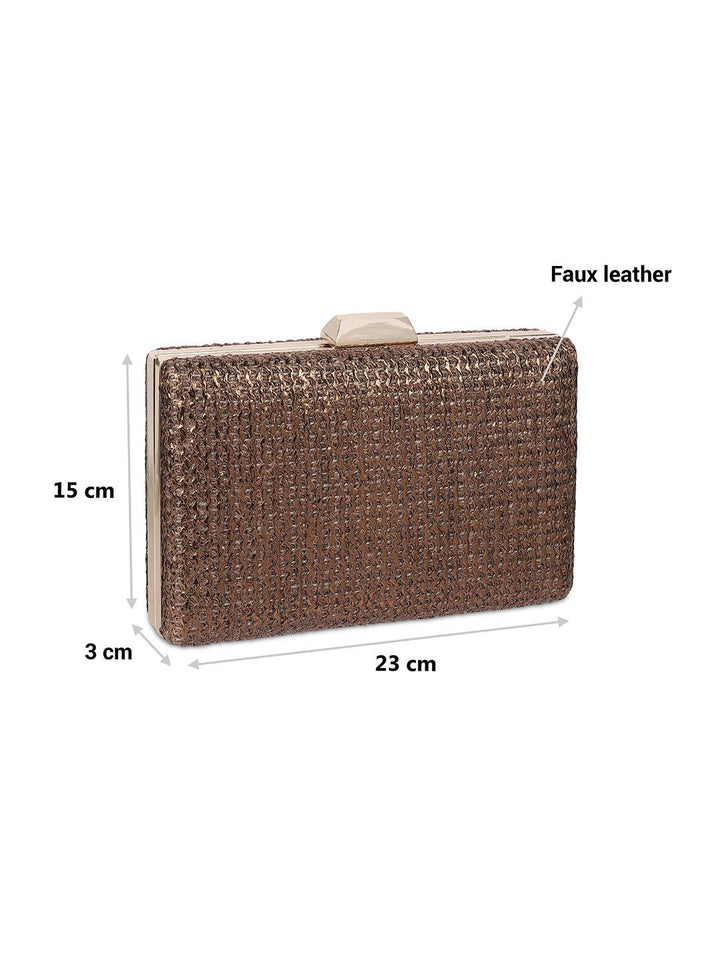 Mochi Embellished Box Clutch