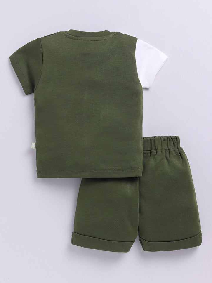Moms Love Infant Boys New York Printed Pure Cotton Clothing Set