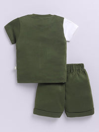 Moms Love Infant Boys New York Printed Pure Cotton Clothing Set