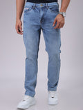 The Indian Garage Co Men Slim Fit Heavy Fade Jeans