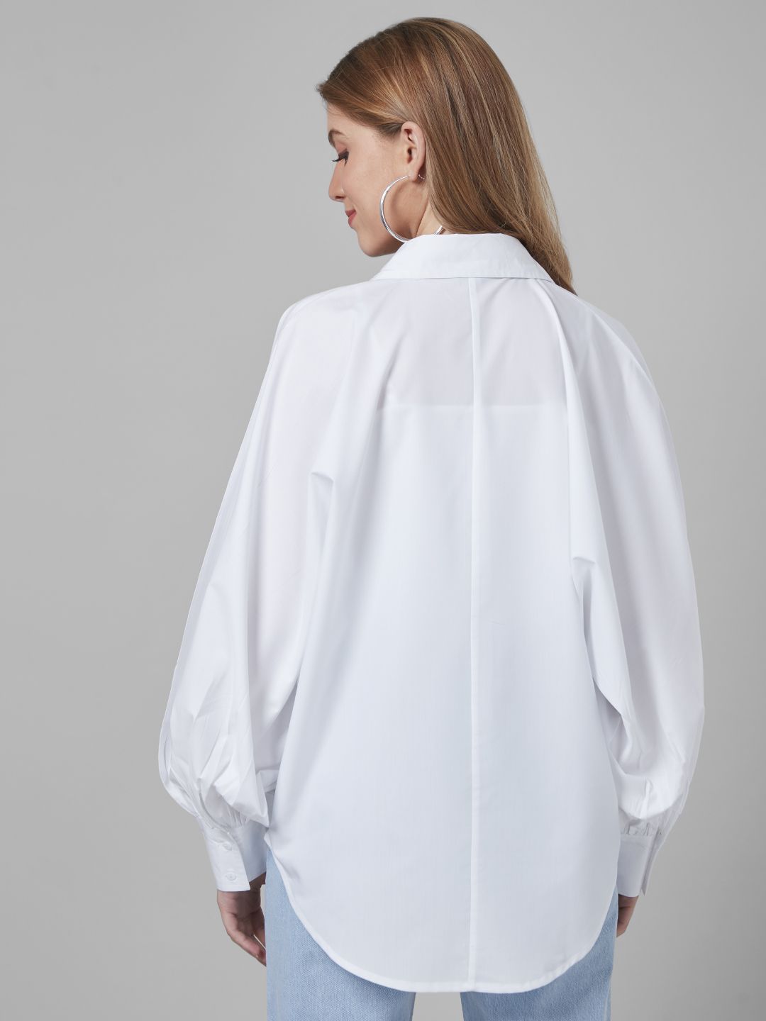 Style Quotient Women Solid Oversized Casual Shirt