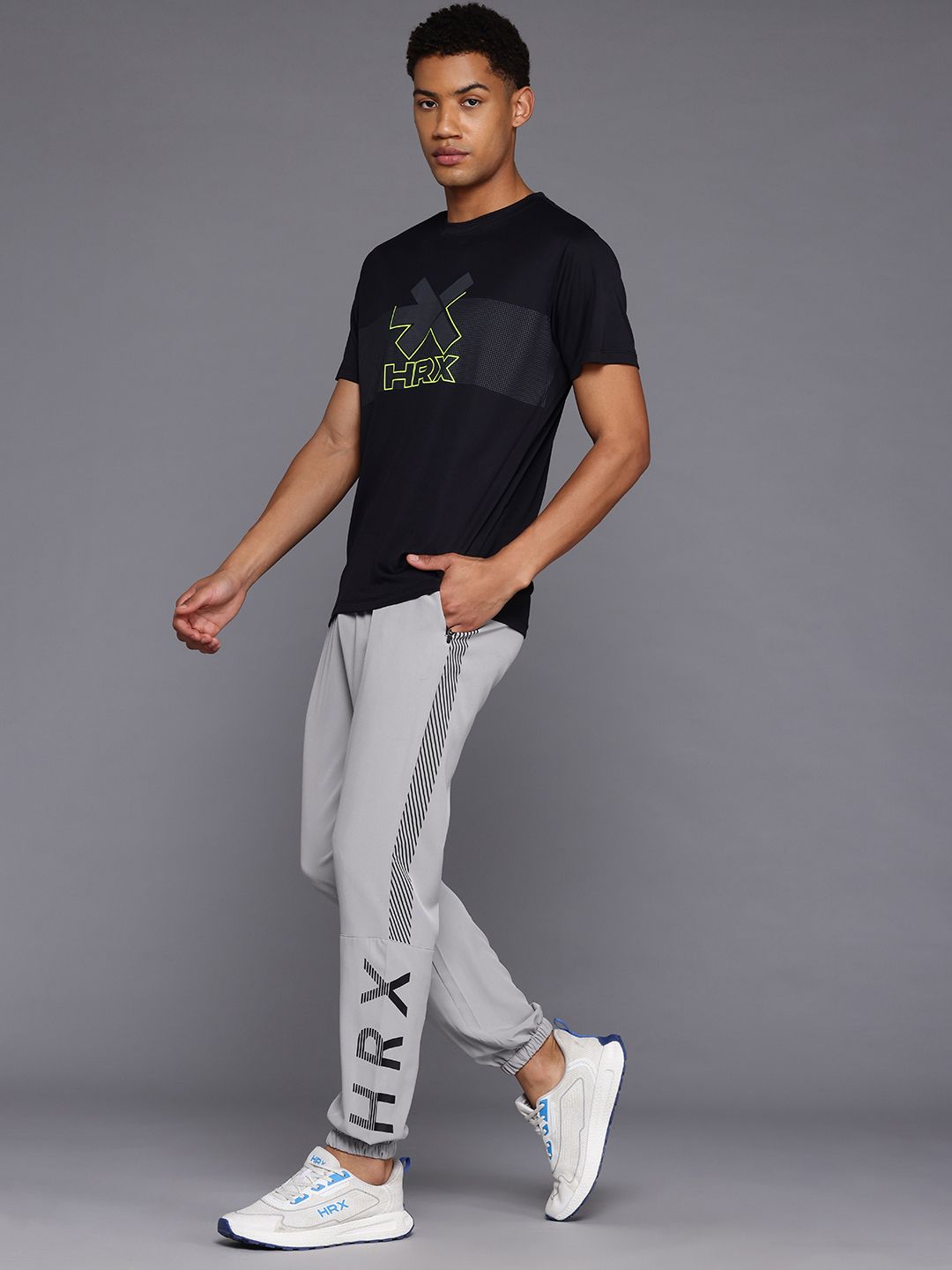 HRX by Hrithik Roshan Men Printed Rapid-Dry Running Joggers