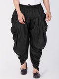 VASTRAMAY Men Black Solid Dhoti