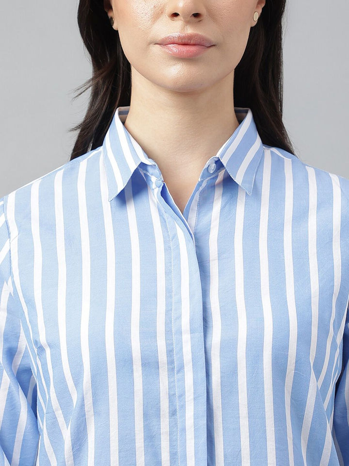 Hancock Santai Candy berjalur baju formal