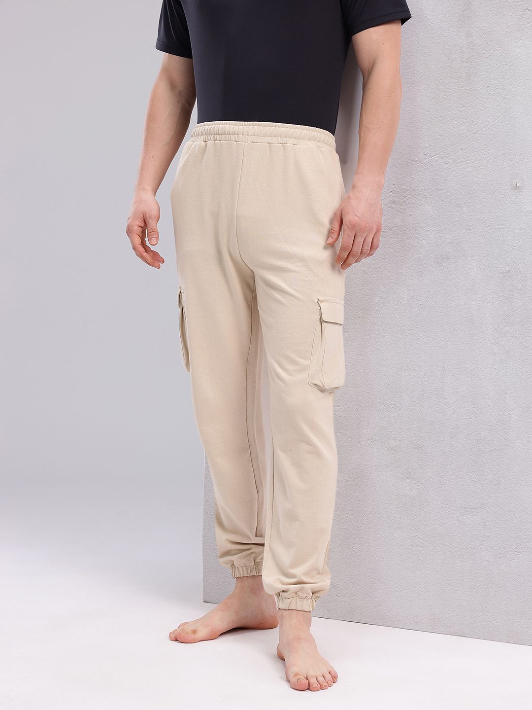 HRX by Hrithik Roshan Men Cargo-Style Yoga Joggers