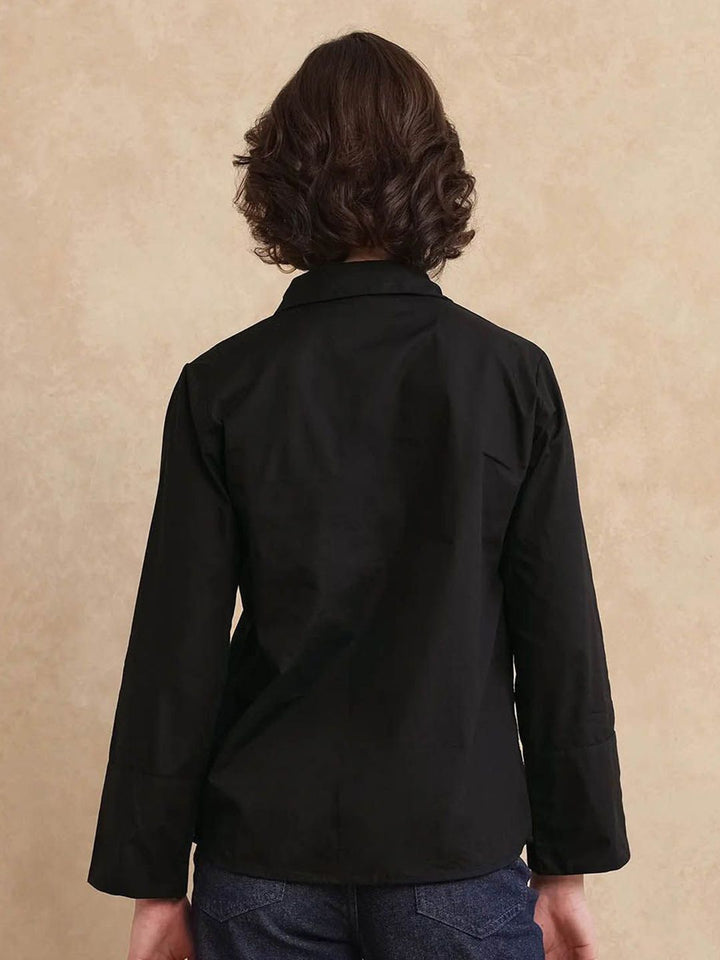 Rareism Women Cotton Shirt Style Top