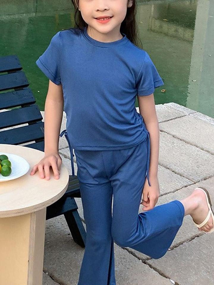 YK Girls Top With Trousers