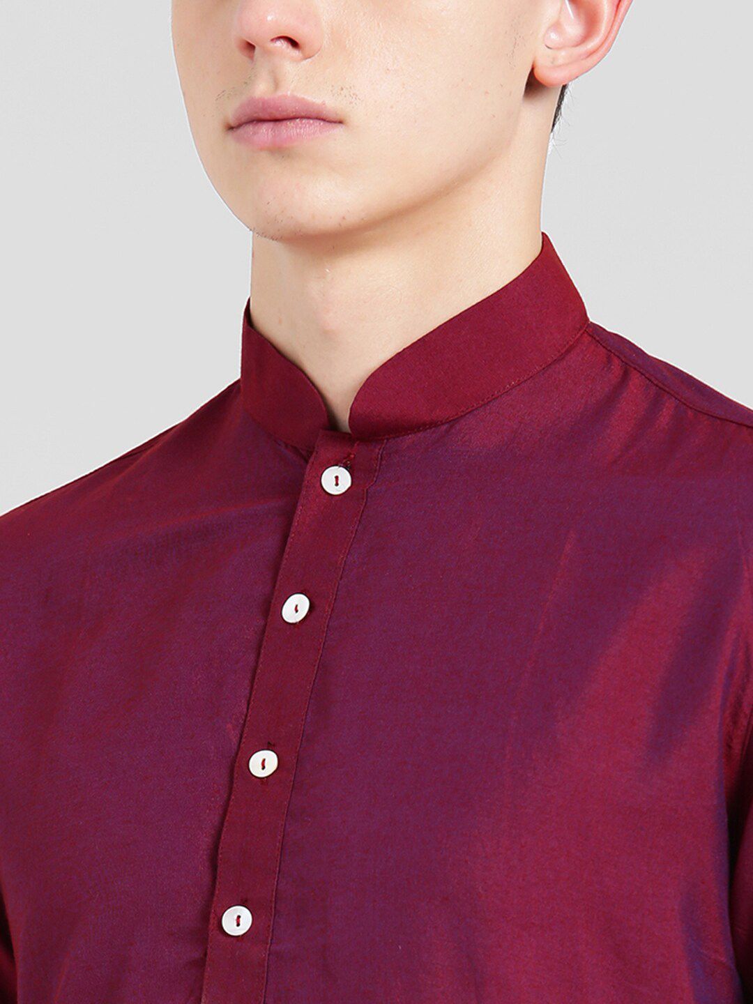 KISAH Mandarin Collar Straight Kurta