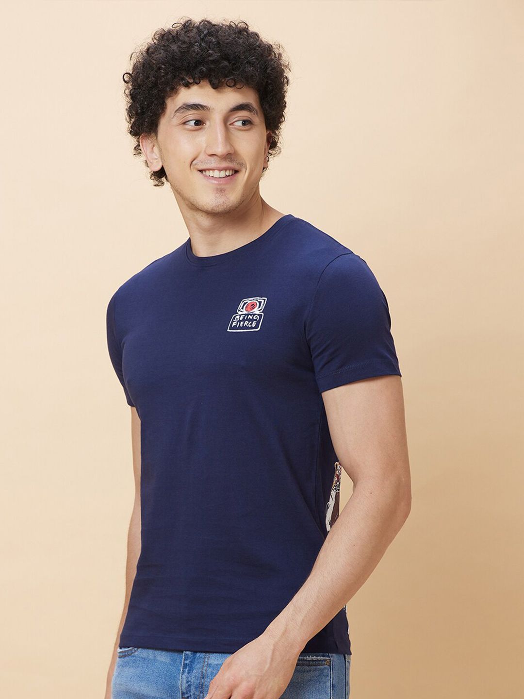 Being Human Short Sleeves Round Neck T-shirt