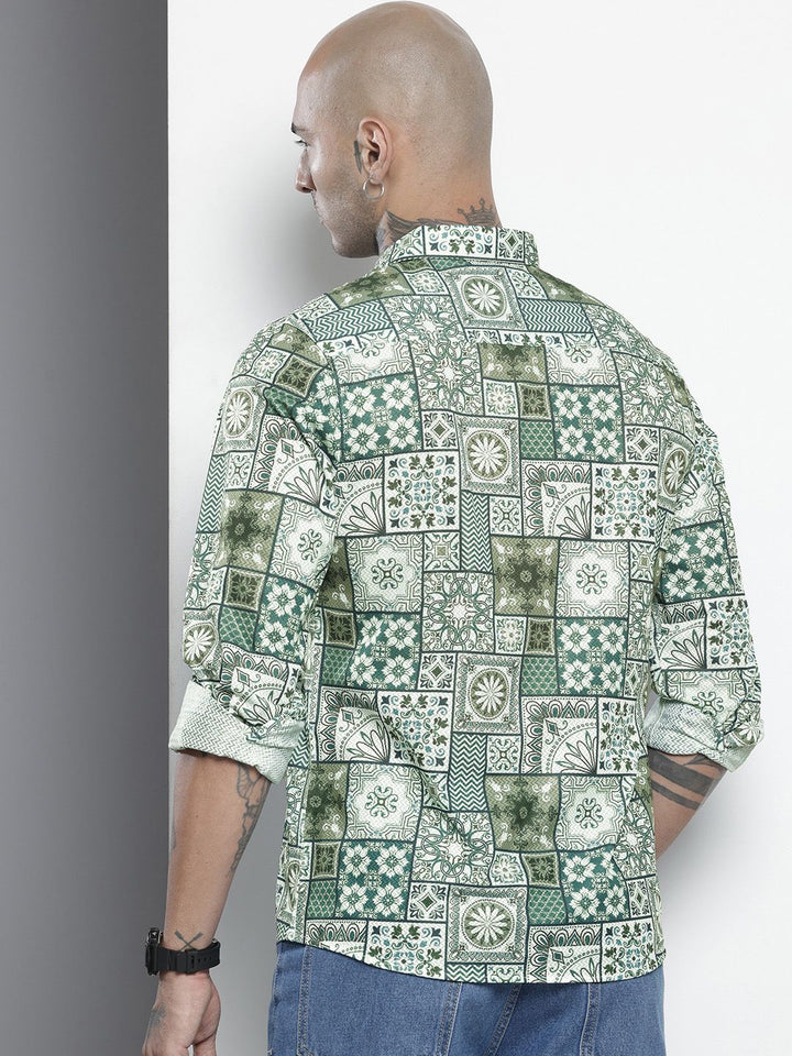 The Indian Garage Co Ethnic Motifs Printed Casual Shirt