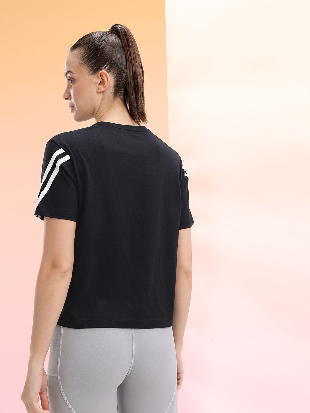 HRX by Hrithik Roshan Women Solid Lifestyle T-shirt