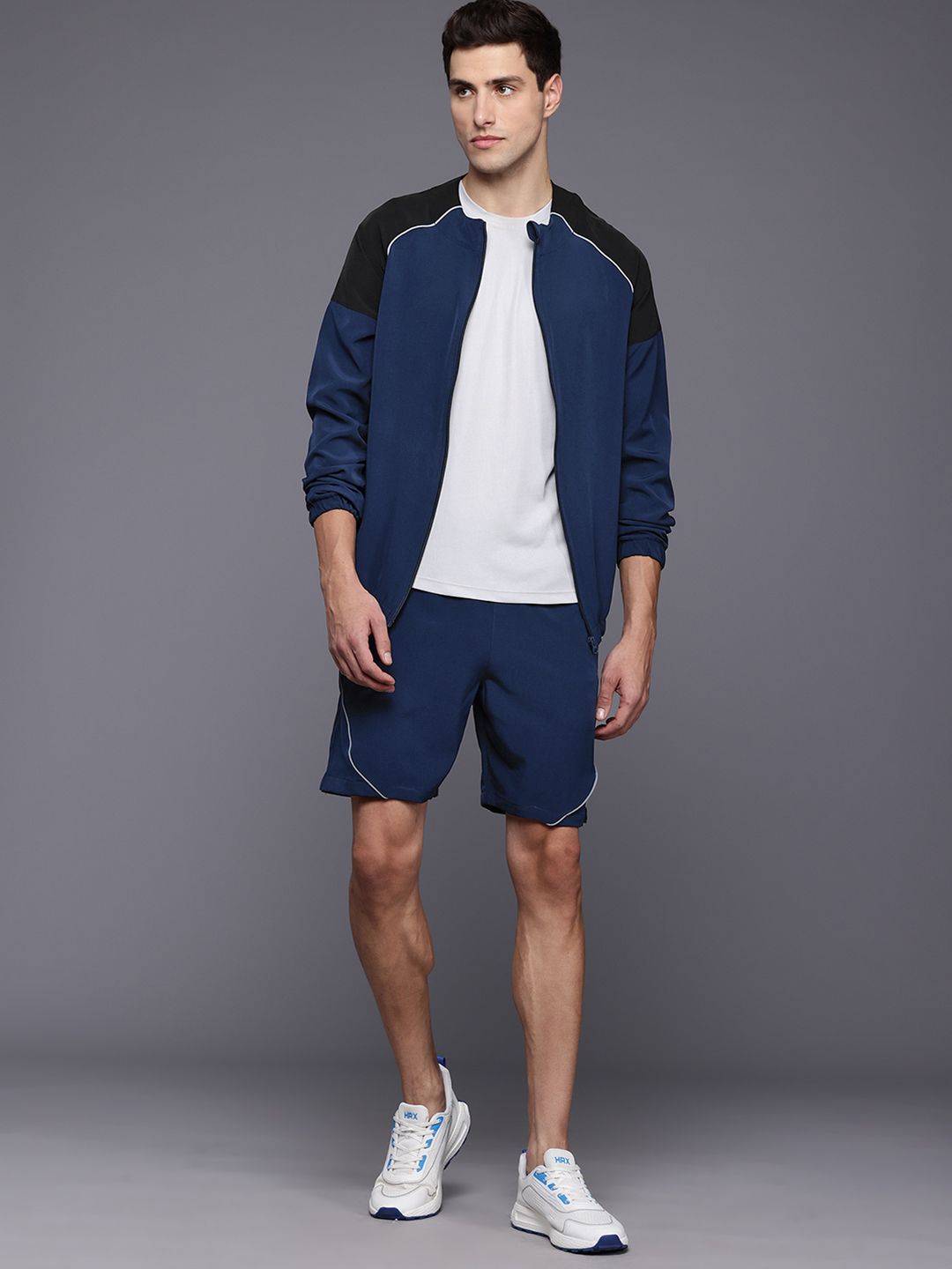 HRX by Hrithik Roshan Rapid-Dry Training Tracksuit With Reflective Detail