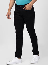 SPYKAR Men Black Super Skinny Fit Low-Rise Cotton Jeans
