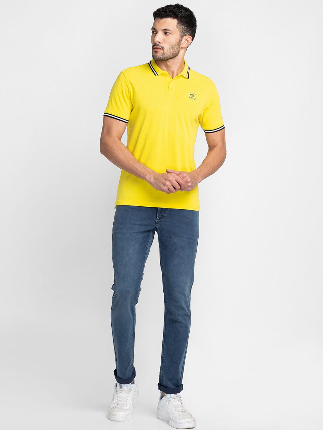Being Human Men Slim Fit Light Fade Clean Look Jeans