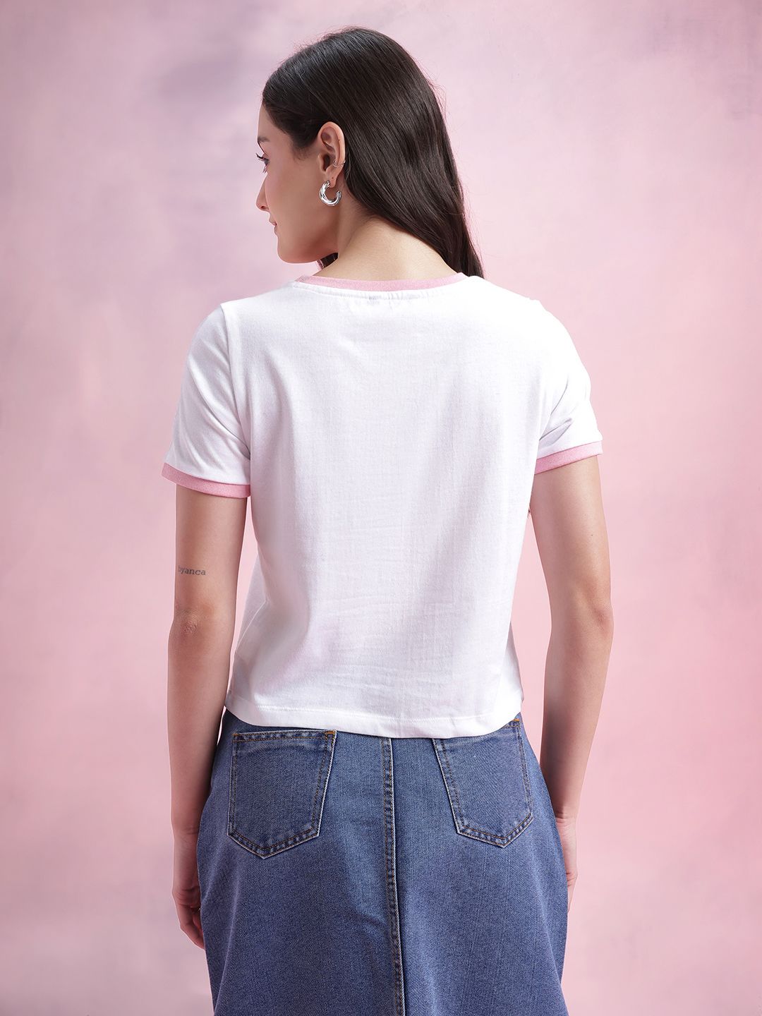 DressBerry Varsity Printed T-shirt