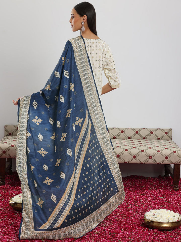Libas Ethnic Motifs Printed Kurta with Palazzos & With Dupatta
