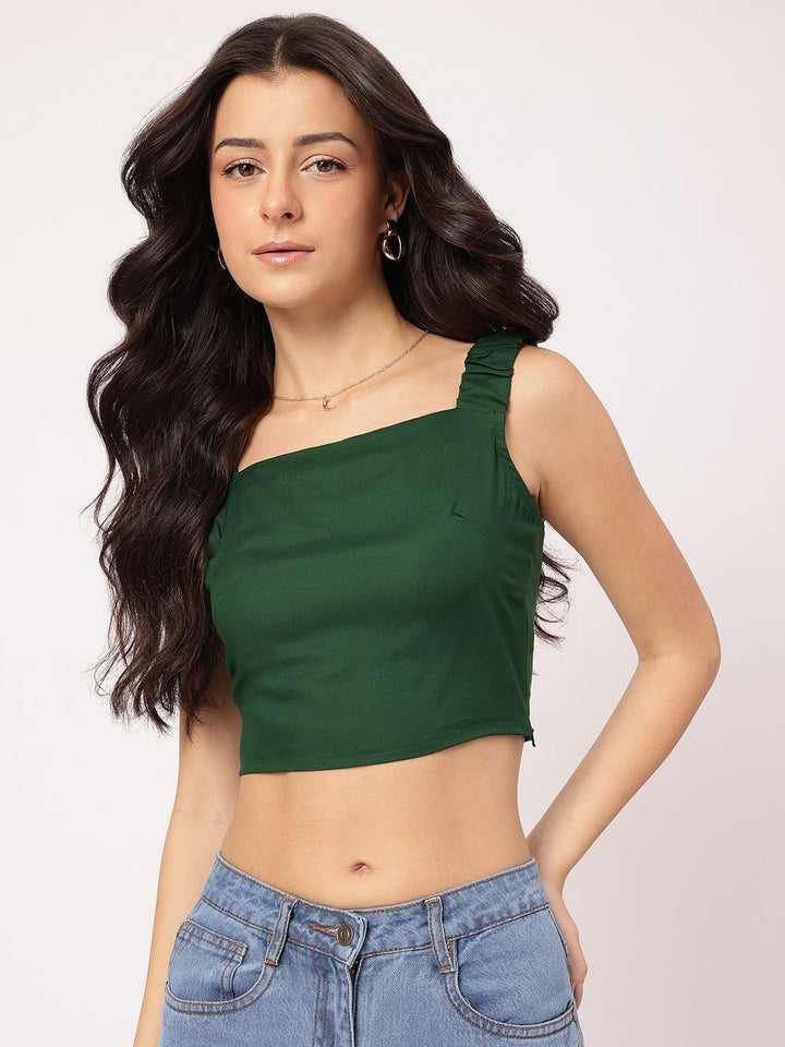 DressBerry City Chic Fitted Crop Top