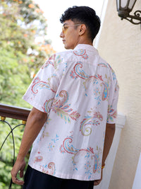The Indian Garage Co Men Relaxed Fit Indie FLoral Printed Resortwear Shirt