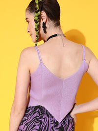 STREET 9 Elegant Lavender Solid Top