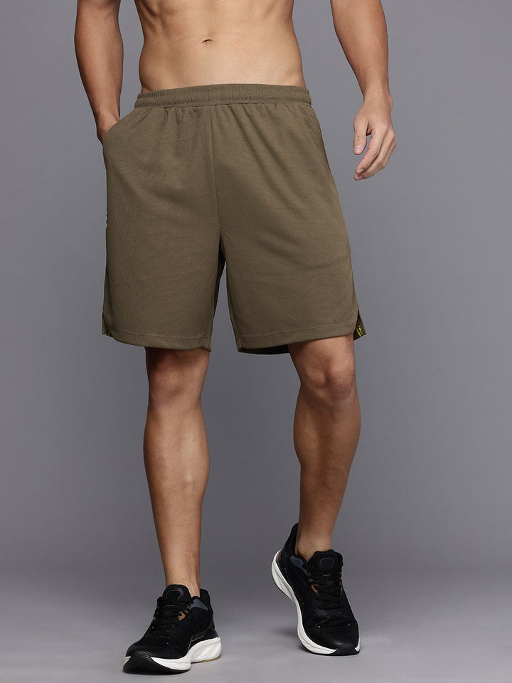 HRX by Hrithik Roshan Men Sculptflex Self-Design Rapid-Dry Training Shorts