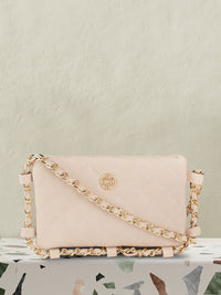 Lino Perros Gold-Toned Quilted Small Sling Bag