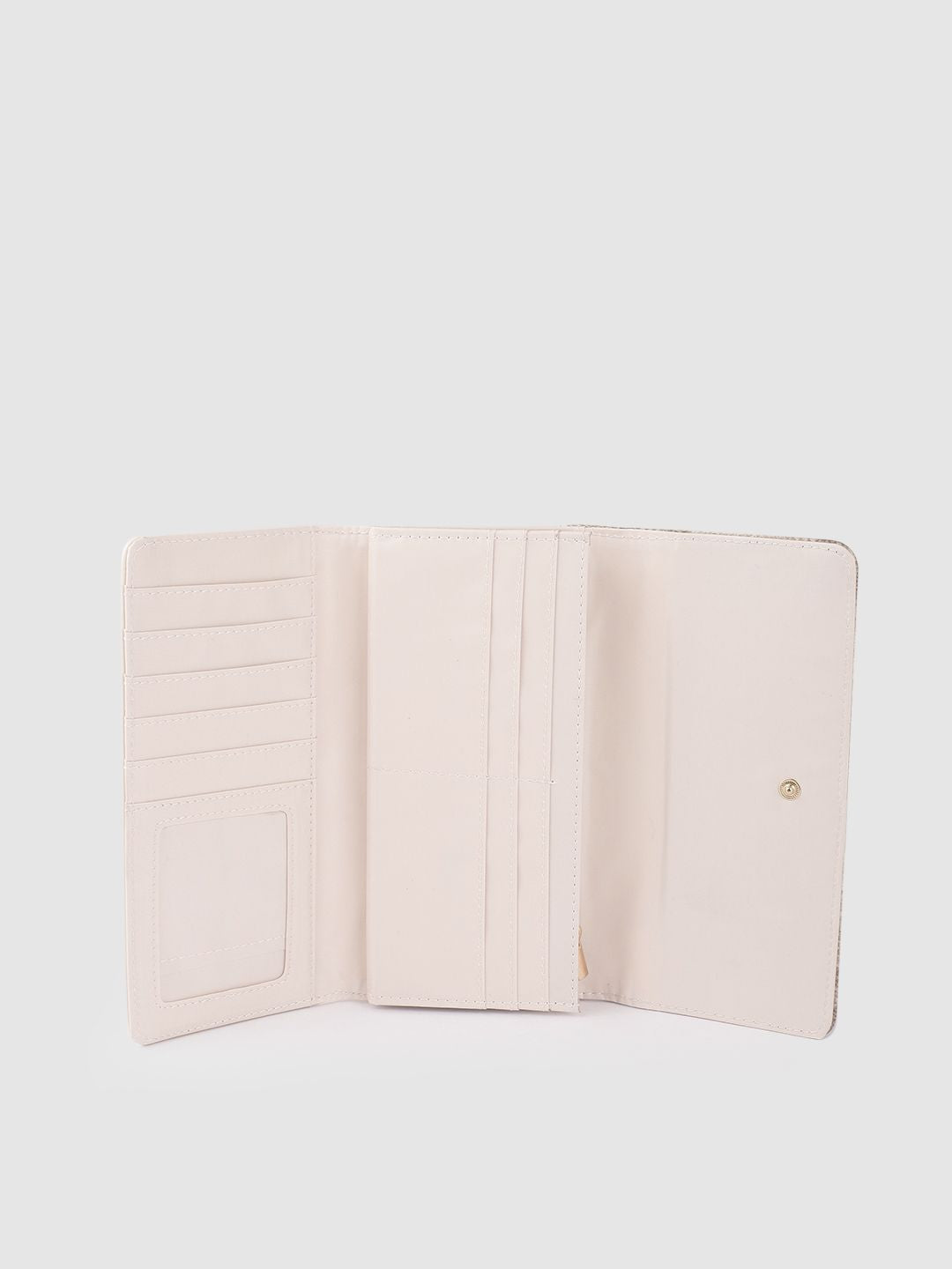 Lino Perros Women Snakeskin Printed Three Fold Wallet