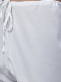 SOJANYA Ethnic Motifs Embroidered Thread Work Detailed Pure Cotton Kurta With Pyjamas
