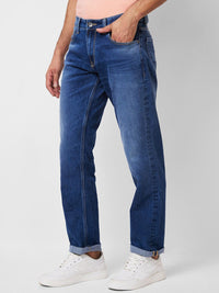 SPYKAR Men Relaxed Fit Heavy Fade Clean Look Cotton Jeans