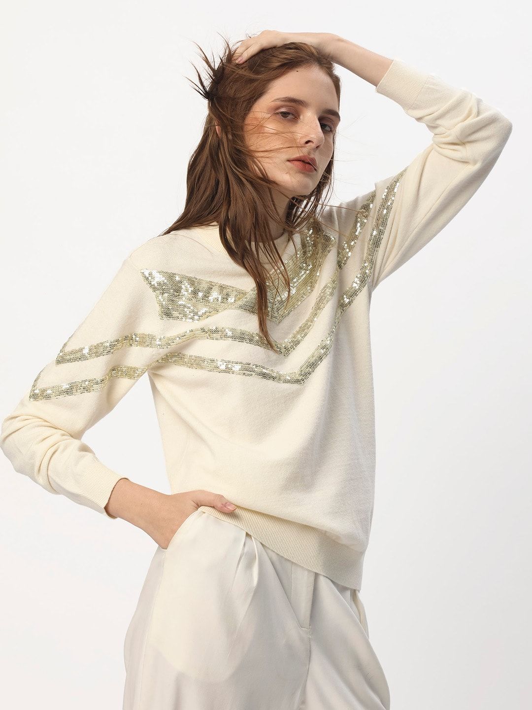 RAREISM Embellished Detailed Pullover