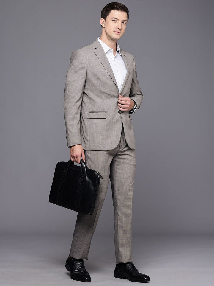 Raymond Checked Contemporary Fit 2-Peice Formal Suits