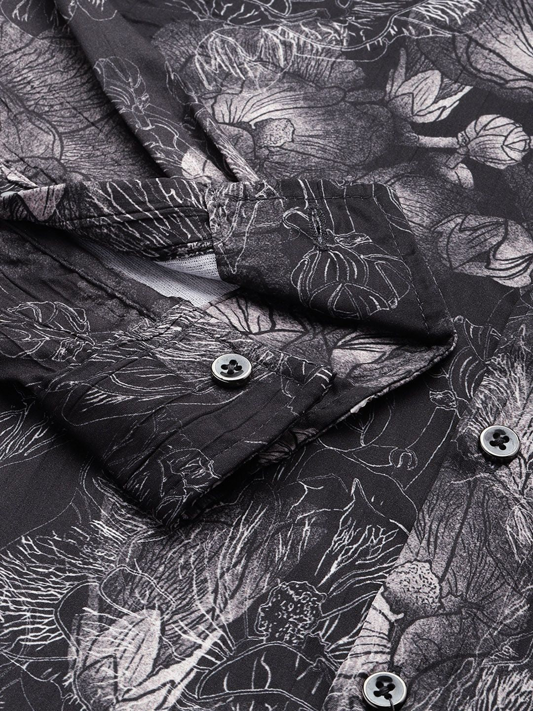 The Indian Garage Co Slim Fit Floral Printed Casual Shirt