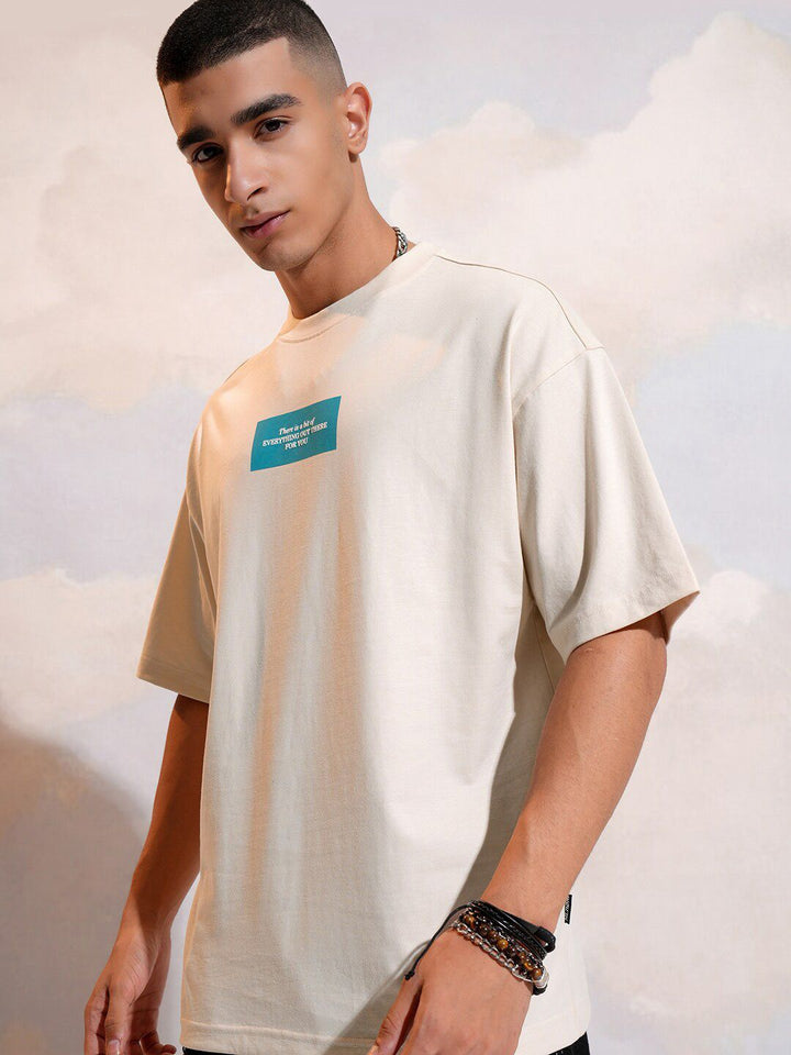 T-Shirt Bercetak Highlander Lelaki Collorblocked