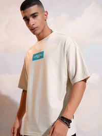 T-Shirt Bercetak Highlander Lelaki Collorblocked