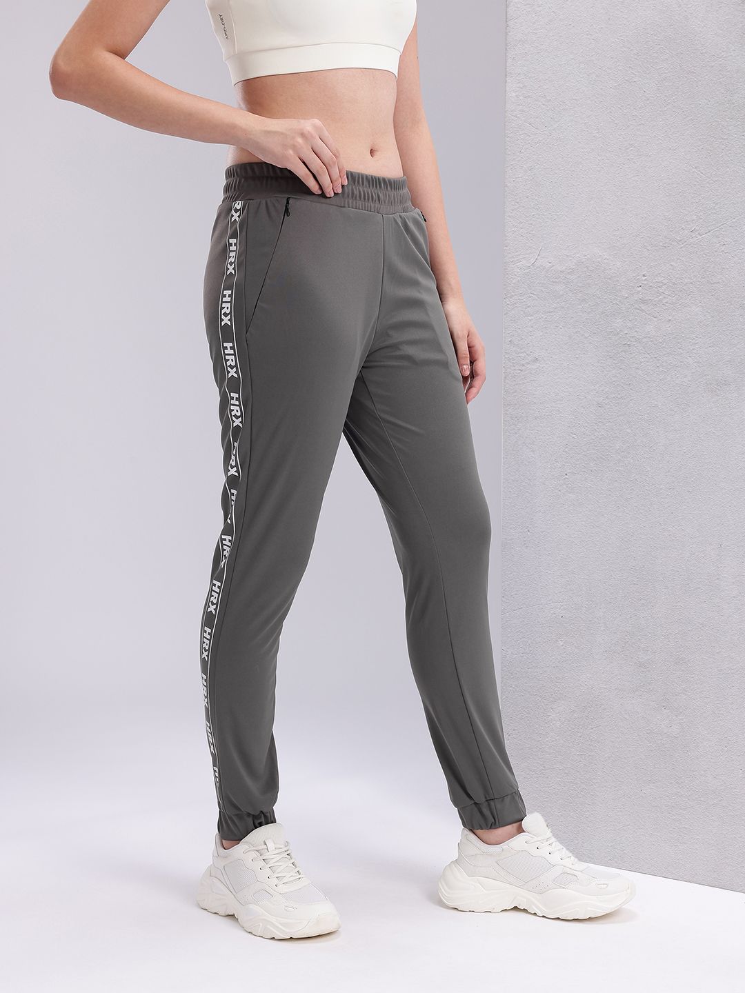 HRX by Hrithik Roshan Women Brand Logo Detail Training Joggers