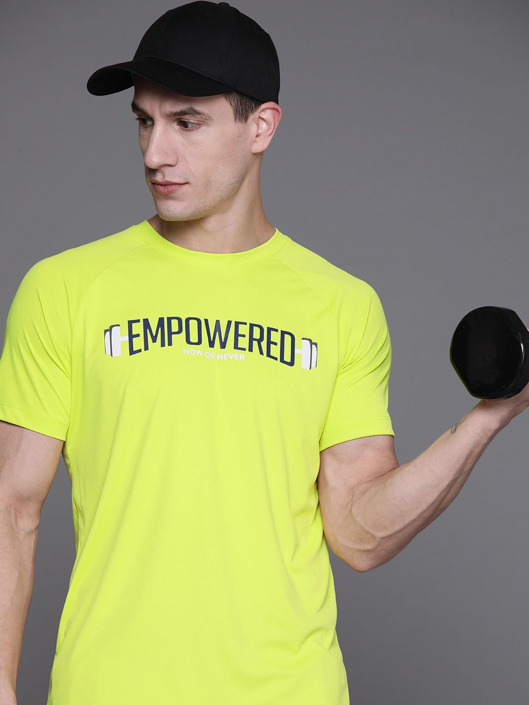 HRX by Hrithik Roshan Printed Rapid-Dry Training T-shirt