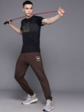 HRX by Hrithik Roshan Men Brand Logo Detail Mid-Rise Regular Fit Training Joggers