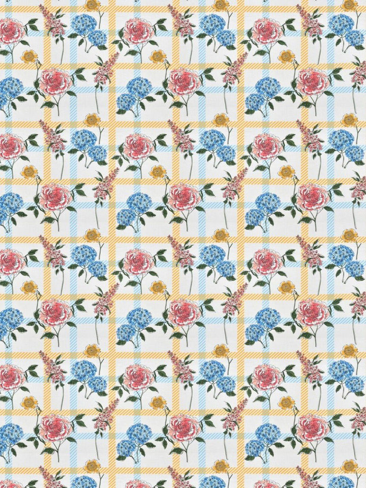 BOMBAY DYEING Florentine White Floral Pure Cotton 144TC Queen Bedsheet Set 2.28 m X 2.54 m