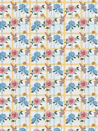 BOMBAY DYEING Florentine White Floral Pure Cotton 144TC Queen Bedsheet Set 2.28 m X 2.54 m