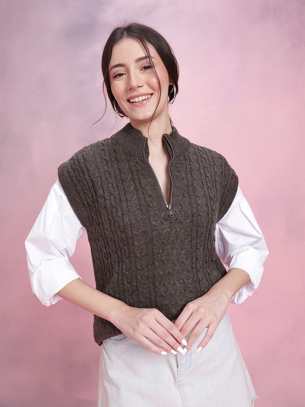 Rompi sweater kolar kabel dressberry cable